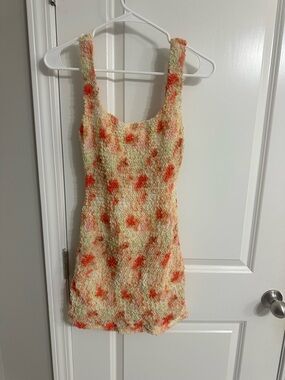 These Three Boutique smocked mini dress